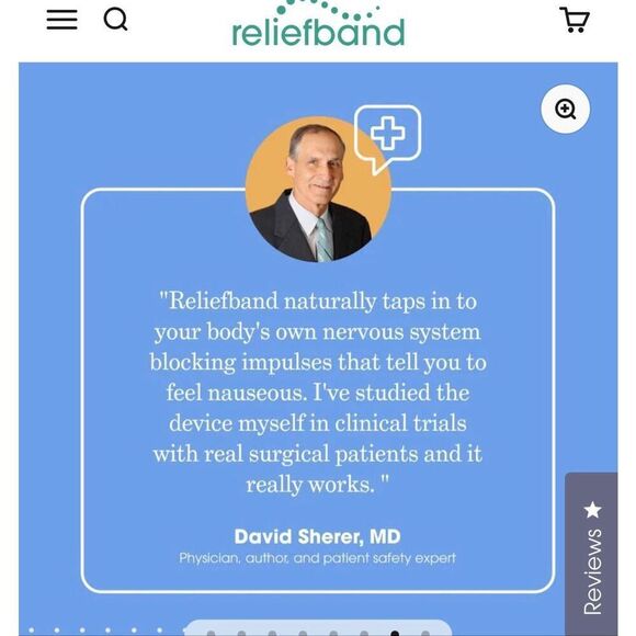 Reliefband premier+ anti nausea sickness watch/ device Guc IOB - Picture 3 of 12